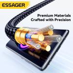 ESSAGER ES-X45 Series 100W Data Cable Charging Cable USB C to USB A