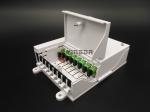 Single Mode Fiber Optic Distribution Box FTTH SC Connectors 1*8 Optical Splitter