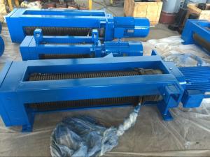 China Foot Mounted 2/1 4/1 Rope Hoist With Electromagnetic Brake factory