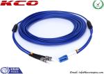 Anti Rodent Fiber Optic Patch Cord Single Mode ST To LC Armored Fiber Patch