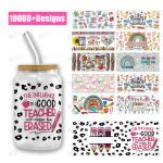 Teachers Day UV DTF Cup Transfers Customizable Stickers For Quick And Project