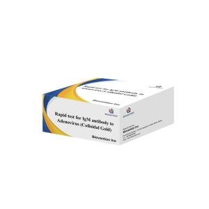 China Highly Sensitive Adenovirus IgM Rapid Test Colloidal Gold Rapid Test For Medical Professionals factory