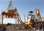 1000kgs Asphalt Output Mobile Asphalt Drum Mix Plant , 20TPH Asphalt Concrete