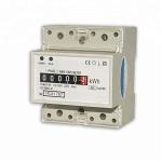 Single Phase Two Wire Din Rail Active Register Display Electronic Kwh Energy