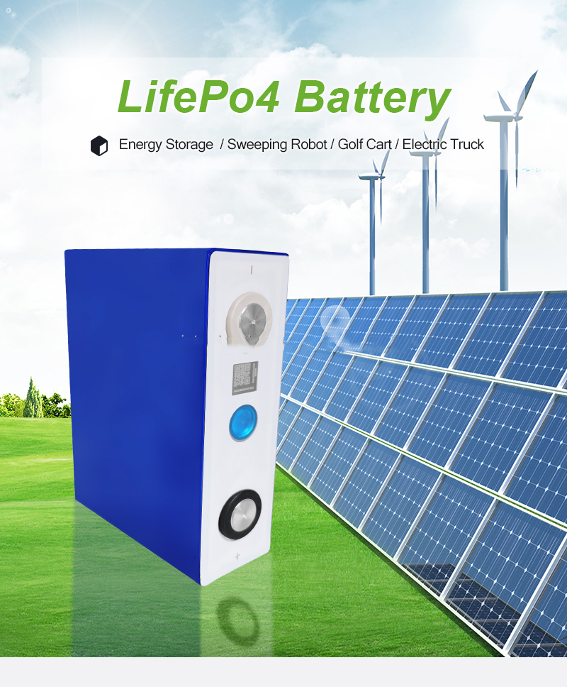 Grade A 105ah 3.2v LiFePO4 Battery Cell Rechargeable Lithium Battery Golf Cart