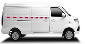 China 200 Miles Range Electric Mini Vans 3 Hours Charging 7 Seats 2Cabs factory