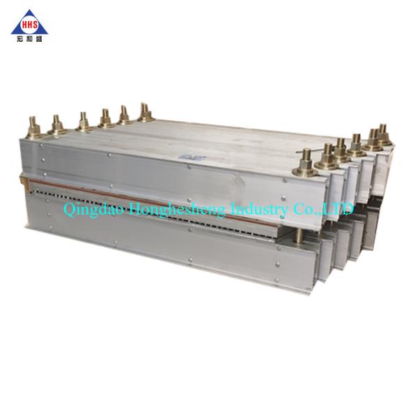 China Mining Conveyor Belt Vulcanizing Press Machine With Electric Pump factory