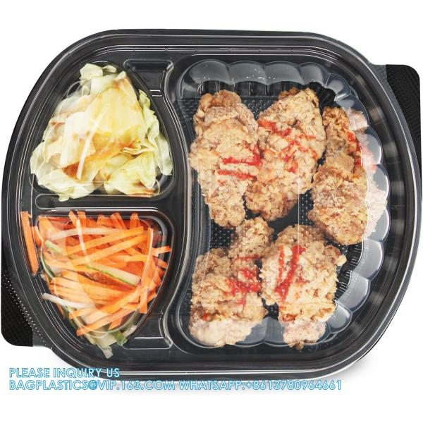 Meal Prep Container, 30oz Reusable To Go Containers With Lids Shrink Wrap