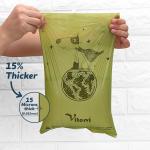 Environmental Friendly Disposable Poop Bags , Tear Resistant Bio Dog Poop Bags