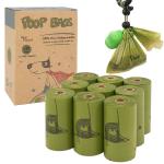 Printed Biodegradable Custom Products for Dogs Unscented Printed dog poop bags
