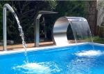 Stainless Steel 9 Holes Pool Waterfall Equipment