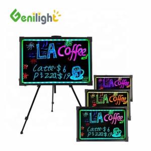 China Acrylic Rectangle Neon Writing Board LED Display for Business factory