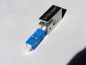 China Low Insert loss Multi-mode SC Fiber Optics Adapter , High Stability factory