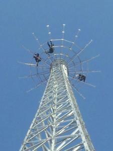 China Telescopic Communication Telecom Guyed Wire Tower factory