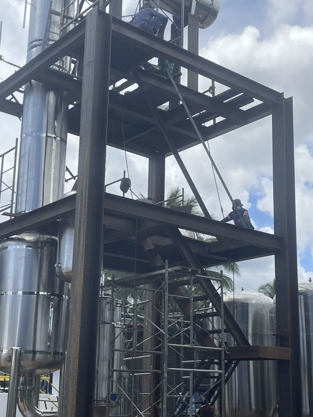 45-50kg/H Ethanol Distiller Alcohol Recovery Tower Alcohol Distiller Turnkey Alcohol Project