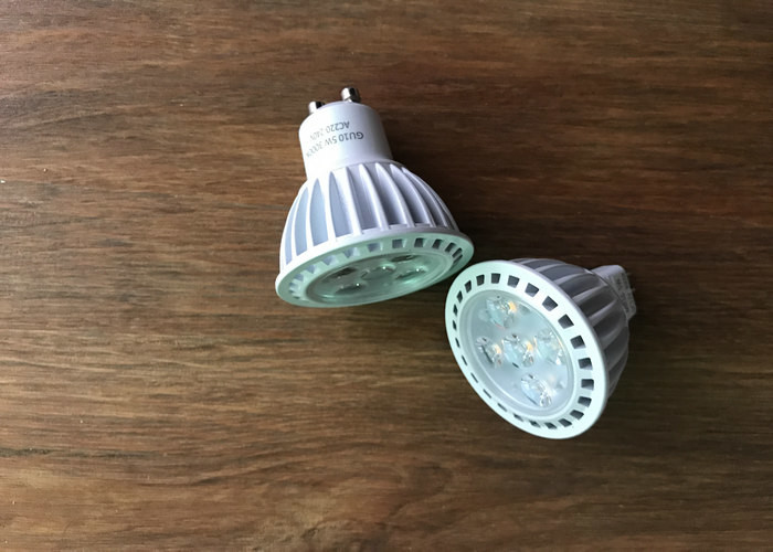 Dimmable DC12V 5W LED Spot Bulbs 3000K SMD3030 50mm 45 Degree 450LM