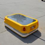 0.2 Tons Autonomous Guided Vehicle , Magnetic Navigation Automated Guided Carts