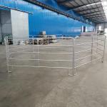 1.8m Livestock Farm Yard Fence Panels Galvanized Steel 6 Rail Horse Corral