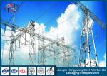Hot - Dip Galvanized Safe Substation Steel Structures For 110KV Transformer