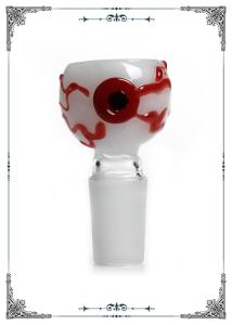 China Eye Glass Bowls For Smoking Joint 14.4MM 18.8MM Water Bongs Accessories factory
