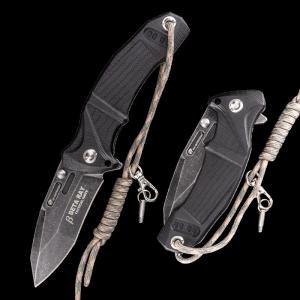 China Black Blade Radial High Carbon Steel Dagger Knife 3Cr13 7.7 Inch factory