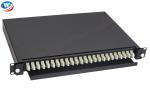 ROHS 1U 24 Port LC Fiber Patch Panel 23 Inch FDB Fiber Distribution Box