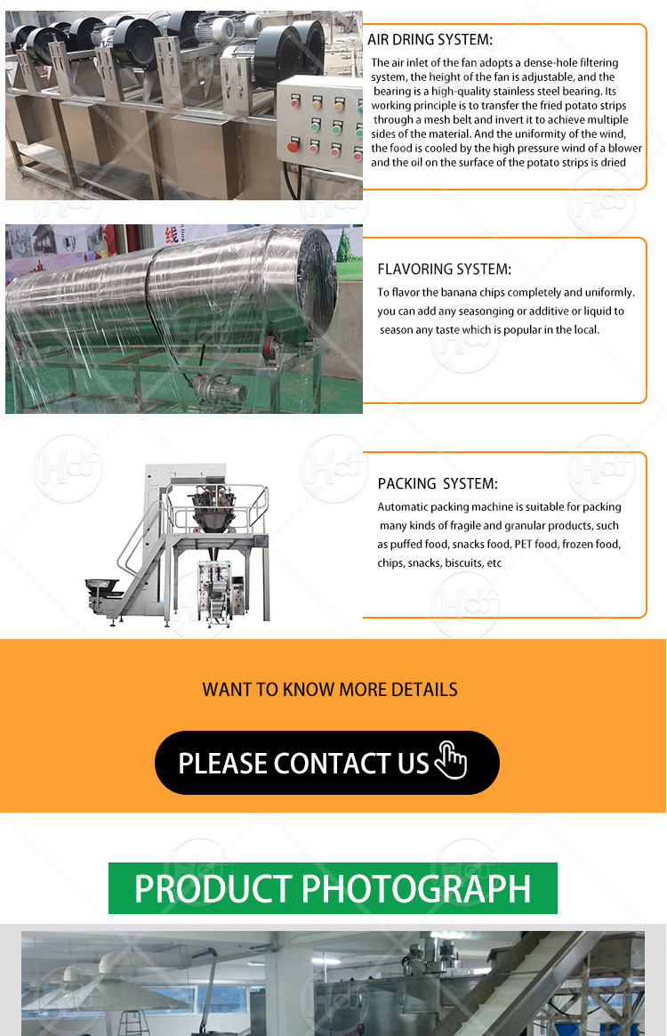 Maquina De Fazer Automatic Banana Chips Machine 30-200kg/h