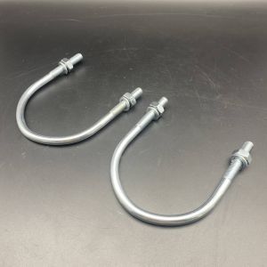 China Customized Galvanized Steel U Bolt with Plate factory