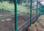 3m Width Roll Top Mesh Fencing Dark Green Pvc Coated For Security And Privacy