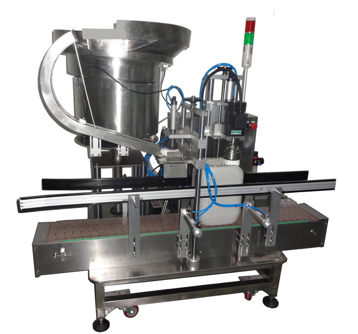 China Full Automatic Pneumatic Screw Capping Machine Monoblock Liquid Filling Machine factory