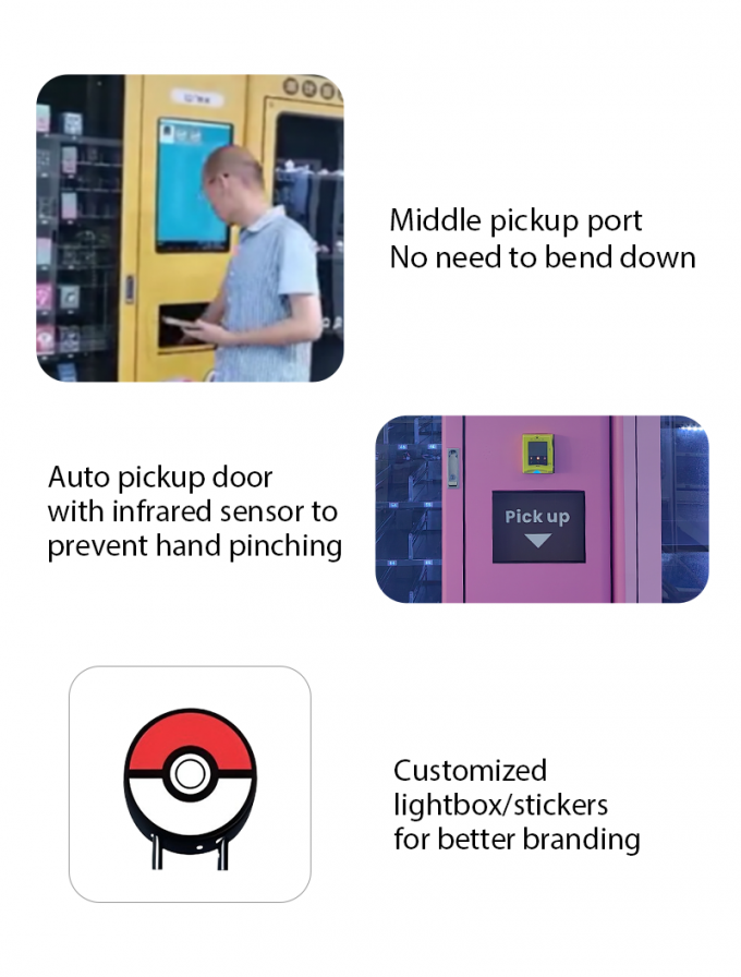 Monster Collection Vending Machine Customizable For Single Cards Booster Packs Sealed Booster Boxes