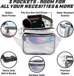 PU Rave Bum Bag Waist Pack For Women Men Kids Small Medium Large