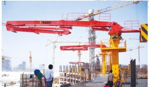 China Professional Placing Boom Concrete Pump Remote Control ISO9001 Certification factory