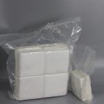 55% Cellulose 45% Polyester Presaturated Cleanroom Wipes 68g Fabric White