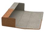 Cool Square Iron Leather 14.9cm Handmade Glasses Case