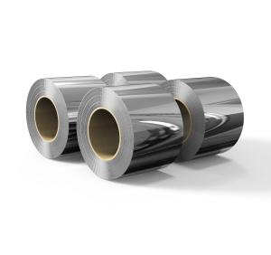 China White Pvc Film Hl Astm Aisi Stainless Steel Coils 410 0.5mm Cold Rolled factory