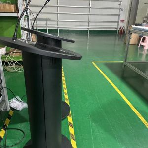 Multimedia Digital Podium 13.3inch Pcap Touch Lcd Lectern Loudspeaker Amplifier