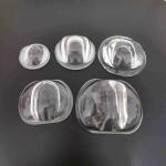 Glass Led Light Lens / LED Street Light Lens With Silicon Gasket For 30Watt Leds