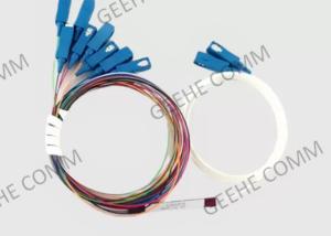 China 1/99 Split Waterproof 2 ×8 PLC Fiber Splitter With SC Connector factory