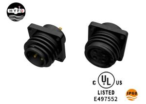 China HYFD UL Certificated 300V Nylon PA66 Waterproof Panel Mount Connector factory