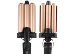 Portable DIY Hair Curling Iron 3 Barrel Wand 210C Temperature