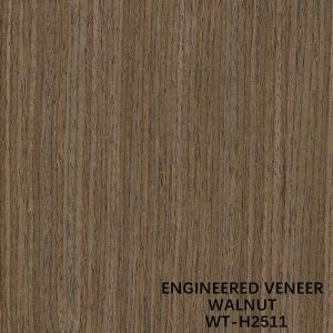 China Artificial Walnut Wood Veneer For Furniture And Cabinet Face 3100mm Length factory