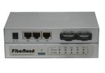 Full Duplex RJ45 2 Port Fiber Optic Switches Internet Auto Detect 10M / 100M