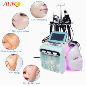 China Hydrafacial Dermabrasion H2O2 Bubble Machine Hydrogen Oxygen 9 In 1 Microdermabrasion Beauty Instrument on sale