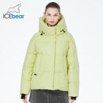Green Winter Jacket Women Zipper Closure Womens Black Winter Coat Polyester