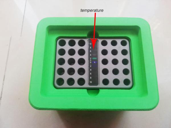 Biology Experiments PCR experiment Equipments Metal Tube Rack Ice Free Cooler