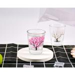 Restaurant Lead Free Cold Color Changing Sakura Cup 100ml
