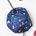 L48*H48CM Polyester Drawstring Makeup Bag For Travel