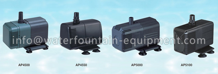 Plastic Silent Aquarium Water Pump , Amphibious Water Pump 65W 3300L / /H