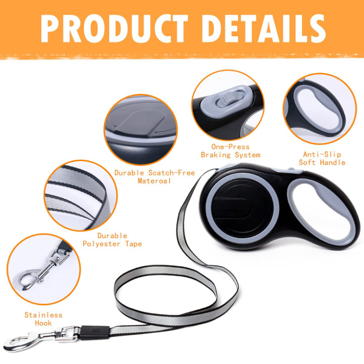 retractable pet leashes